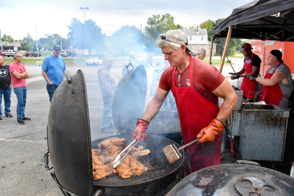 Big Boss BBQ steve on the grill